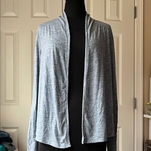 Old Navy Light Heather Gray Open-Front Women's Cardigan